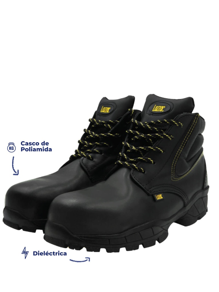 Botas de seguridad con caso de acero