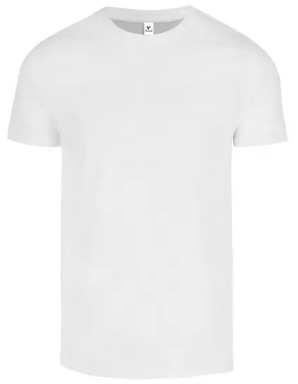 PLAYERA PESO COMPLETO CUELLO REDONDO MANGA CORTA UNISEX PARA NIÑO, 100% ALG. COD. N0300. COLOR BLANCO