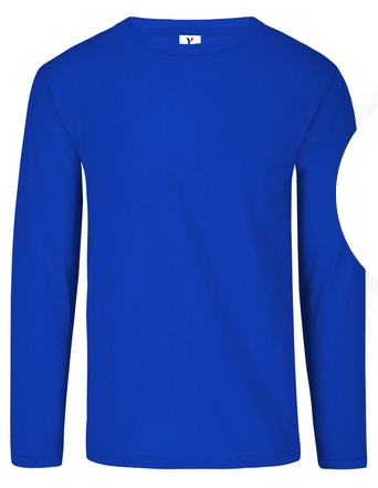 CAMISETA CUELLO REDONDO ML CON BORDADO