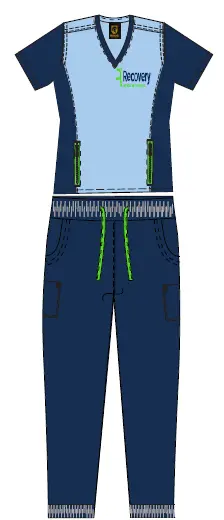 Coordinado: Pijama quirurgica Marino Rapel Caballero