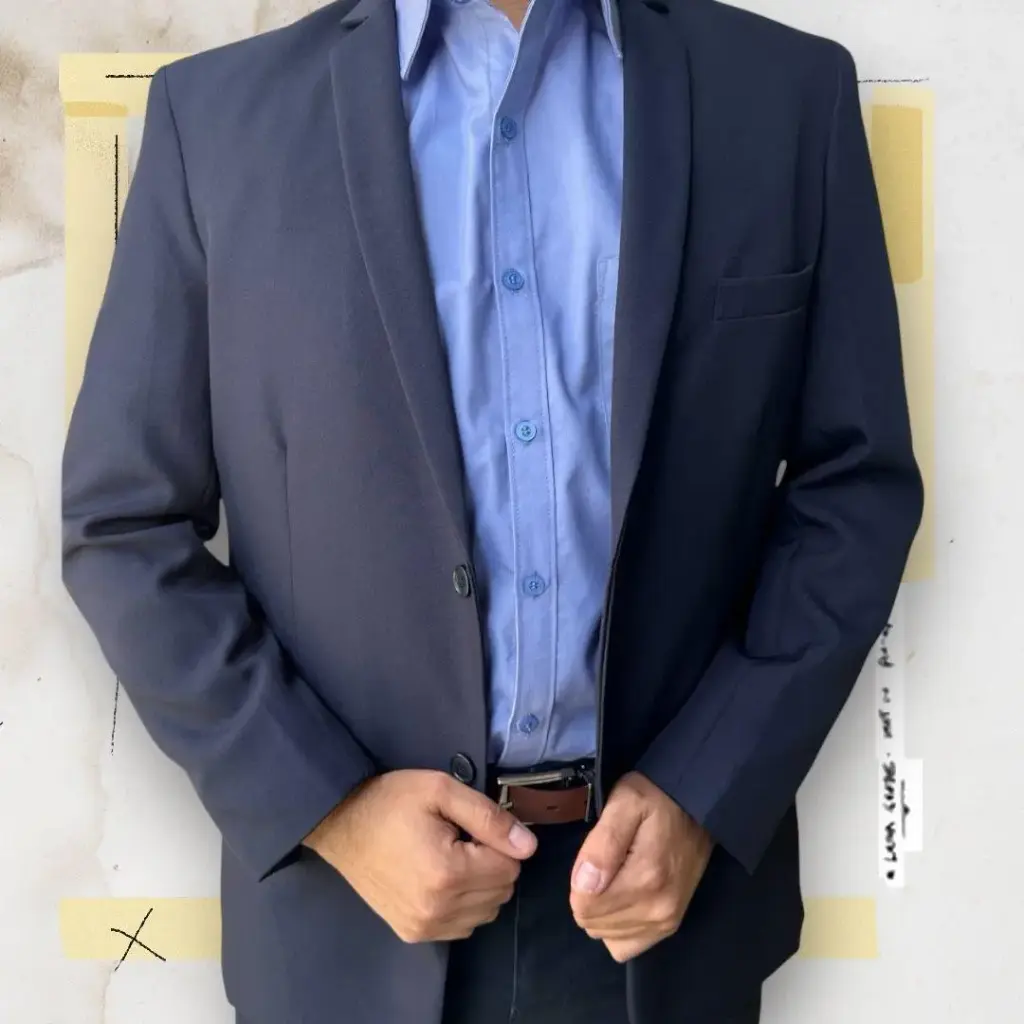 Saco para caballero corte ingles en color azul marino corte regular RUS 2026