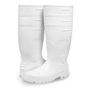 Botas de hule Pvc color Blanca