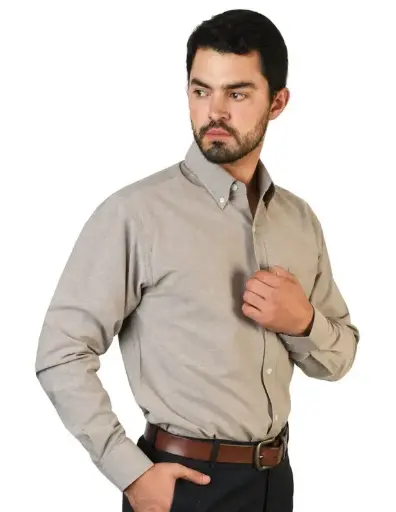 Camisa manga larga Oxford 