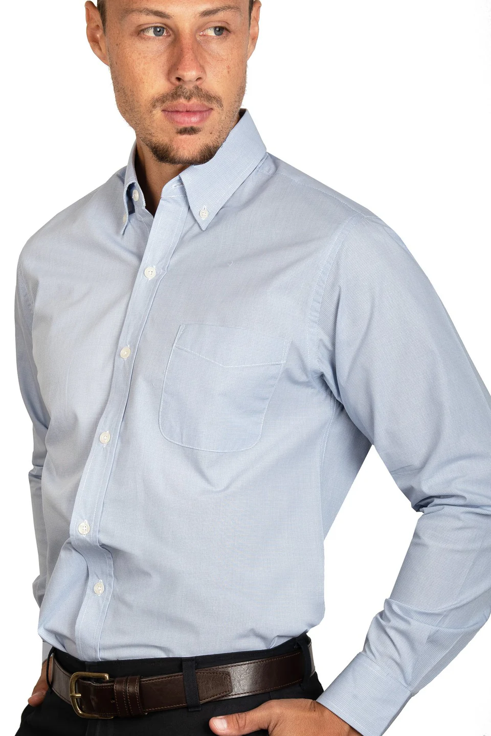 Camisa ML cuadros Capri
