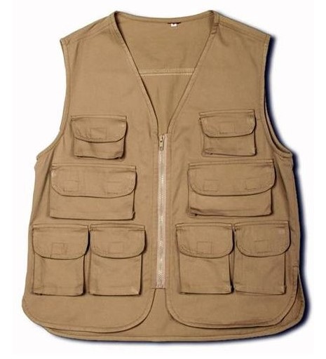 Chaleco mil bolsas Gabardina