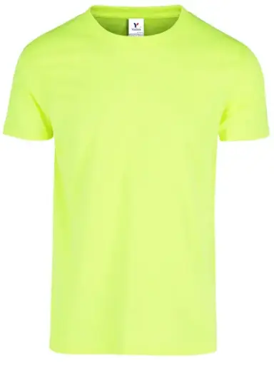 PLAYERA CUELLO REDONDO MANGA CORTA 50% ALG. 50% POL. COD. C0250 NEON